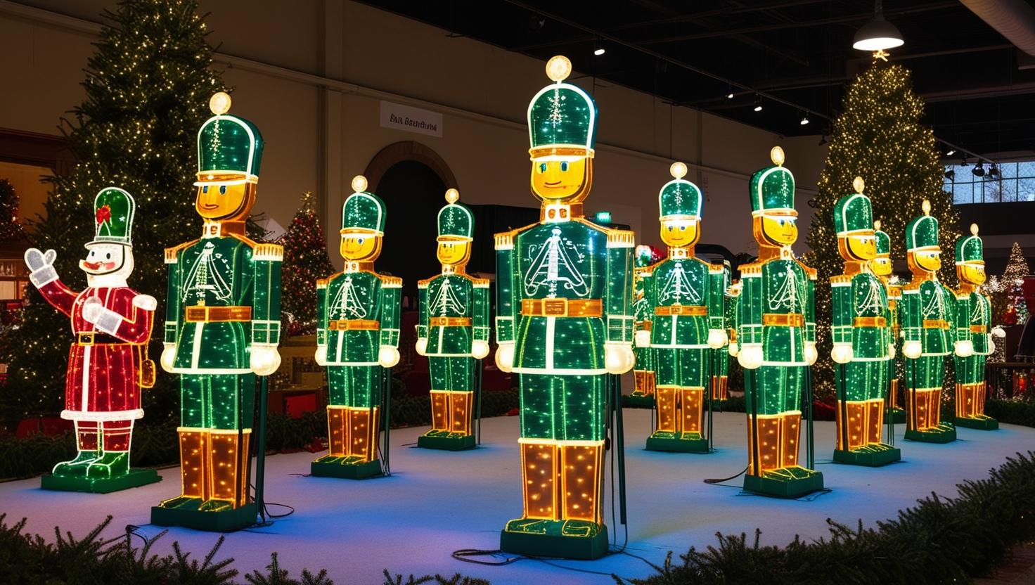Atlanta Gift Showroom 3D Lighted Christmas Soldiers