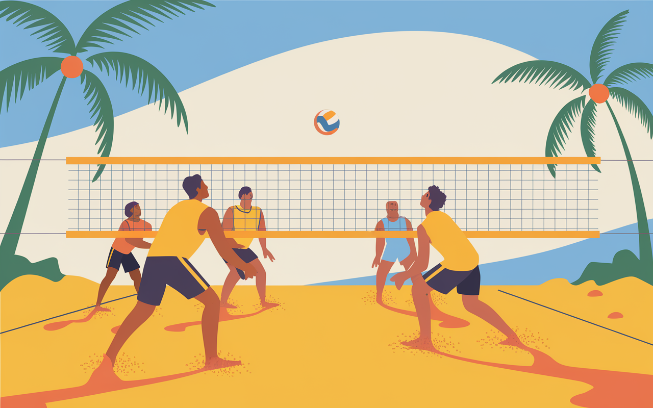 Clip Art: E8IUPMLTCOW = Volleyball